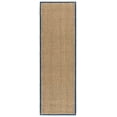 thumbnail image 2 of SAFAVIEH Natural Fiber Arbor Bordered Runner Rug, Natural/Light Navy, 2'6" x 6' - Coastal Design, Natural & Light Navy, Seagrass, Ideal for Entryway, Kitchen, Living Room, Office, Hallway, 2 of 10