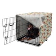 thumbnail image 5 of Bird Dog Crate Cover, Colorful Interpretation of Flying Creatures Pattern Symbolizing Freedom, Easy to Use Pet Kennel Cover Small Dogs Puppies Kittens, 7 Sizes, Eggshell and Multicolor, by Ambesonne, 5 of 6