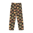 thumbnail image 5 of Balery Heart print Men's Pajama Pants,Ultra Lightweight Pjs,Lounge Pant-Small, 5 of 9