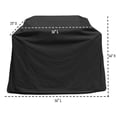 thumbnail image 6 of Covered Living BBQ Outdoor Grill Cover 56"L x 26"D x 46"H Black Vinyl, 6 of 6