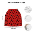 thumbnail image 6 of Haiem Ladybug Pattern Baby Nursing Cover & Nursing Poncho - Multi Use Cover for Baby Car Seat Canopy, Stroller Cover, 360°Full Privacy Breastfeeding Coverage, 6 of 9
