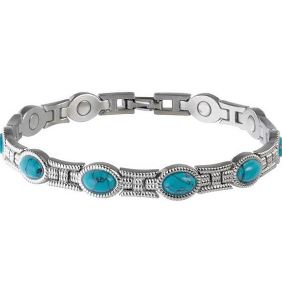 Sabona 22070 Bracelet Magnétique Turquoise Femme - Moyen