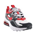 thumbnail image 2 of Nike Air Max 270 React (GS) Big Kids' Shoes Iron Grey-Black-White-University Red bq0103-011, 2 of 6