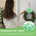 thumbnail image 4 of Uxcell 4 Inch Grosgrain Curly Bows for Gift Wrapping Self-Adhesive Curly Ribbon Twist Tie Bows Light Green 6 Pcs, 4 of 7