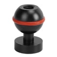 thumbnail image 2 of Mini Ball Head Diving Light Ball Head Aluminium Alloy Hard Coating Anodizing Small Lightweight  Diving Flashlight Ball Head Fit for Phone DLSR Camera Mini Holder, 2 of 7