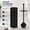 Black, variant on Toilet Plunger with Holder for Bathroom and Bathtubs, Multi-Drain Compatible, Quick Dry, Durable Black Design