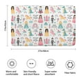thumbnail image 3 of Fantasy Princess Pattern Bathroom Rugs Mat,Non Slip Microfiber Bathroom Rug,Rubber Backing,Soft Bathroom Mats for Bathroom Floor,Tub and Shower,17x27in(43x68cm), 3 of 5