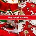 thumbnail image 4 of Waterproof Christmas Rectangle Tablecloth 60x84 Inch - Holiday Decoration Printed New Year's Eve Oblong Table Cloth - Washable Fabric Xmas Table Cover for Party,Kitchen, Dining Room, 4 of 8