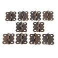thumbnail image 4 of 10 unids Muebles Muebles Bisagras Joyas Cajas de Madera 4 Agujero Mariposa Vintage Bisagra Muebles Muebles for Gabinetes de Puertas, 4 of 6