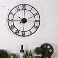 thumbnail image 4 of Garden Clock Outdoor Garden Wall Clock Large Roman Numeral Garden Clock Outdoor Iron Clock Outdoor, 4 of 5