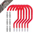 thumbnail image 3 of Kenally Gancho de almacenamiento Percha atornillada Broche de pared Mano de obra fina Suministros para el hogar Accesorios para el hogar Práctica Herramientas y ferretería 6 piezas Kenally TO005408-01, 3 of 6