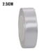 thumbnail image 1 of Matsuzay (25 yardas/rollo) cintas de satén de seda decoración de envoltorio de regalo cintas de Navidad DIY suministros hechos a mano cinta Kits de decoración para fiestas Blanco 2.5 cm Matsuzay HA002027-05, 1 of 6