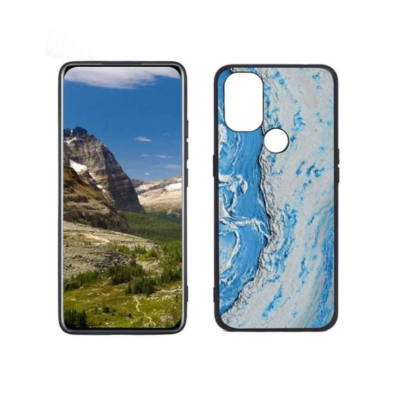 Blue-Marble-57 Phone Case, Degined for OnePlus Nord N10 Case Men Women, Flexible Silicone Shockproof Case for OnePlus Nord N10