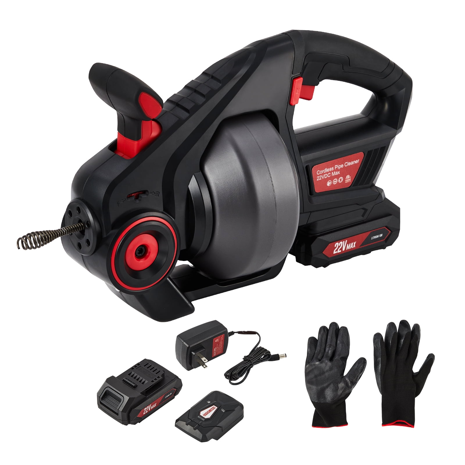 Worx Nitro WX891L 20V Power Share 25 ft. Cordless Drain Auger with