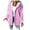 Pink, variant on Fall Jackets for Women Trendy Hooded Full Zipper Solid Loose Sequin Drawstring Plus Size Fall Coats for Women,Blue,L