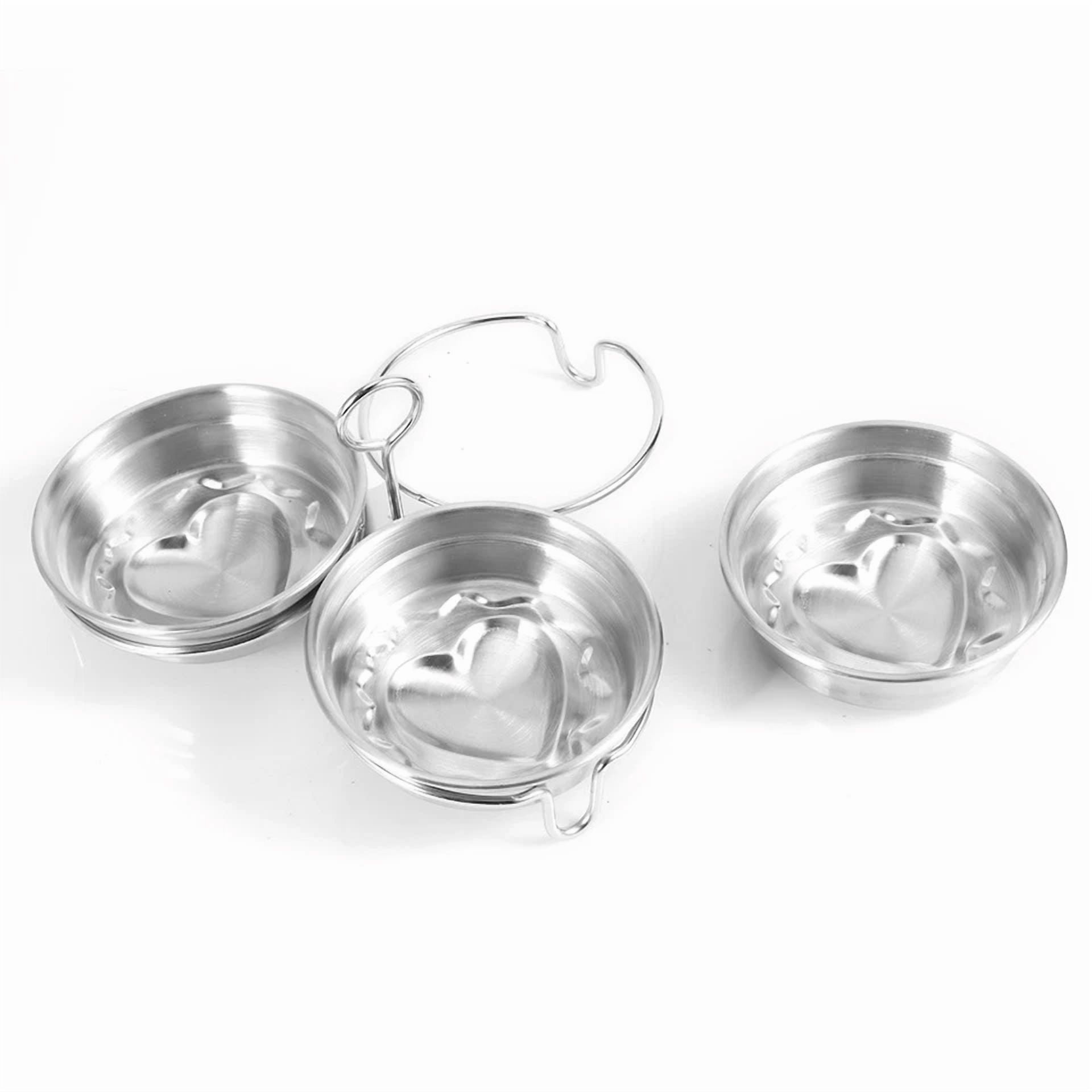 CRESTIN- Stainless Steel Egg Poacher Diy Heart Shape Egg Shaper Mold Cooking Tool