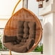 Ximing Oeuf Chaise Swing Coussin Suspendu Panier Coussin Épaissir Hamac Pad pour Chaise de Jardin Café – image 2 sur 7
