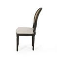 thumbnail image 3 of Noble House Rylee Traditional Dining Chairs 39.5", Set of 2, Beige, Natural, 3 of 7