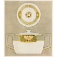 thumbnail image 2 of Hannah B. Overbeck 15x17 Gold Ornate Wood Frame and Double Matted Museum Art Print Titled - Sugar Bowl. Conventional Orange Blossoms (1915), 2 of 4