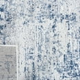 thumbnail image 6 of SAFAVIEH Amelia Ian Abstract Runner Rug, Ivory/Navy, 2'2" x 22', 6 of 10