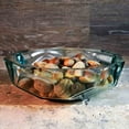 thumbnail image 3 of Couronne Co. Recycled Glass Bowl - Clear Fresh Fruit, Snack, Dessert, Party Serving Bowl - 10 inches, 3 of 6