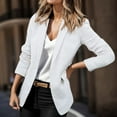 thumbnail image 3 of Gubotare Womens Casual Blazers Open Front Long Sleeve Work Office Jackets Blazer (White,XXL), 3 of 5