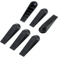 thumbnail image 1 of 6 Pack Door Stoppers Door Wedges Door Stop Wedges (Black), 1 of 5