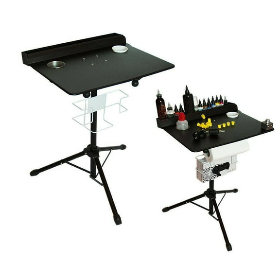 Adjustable Tattoo Shop Workstation Tray Portable Furniture Collapsible Equipment