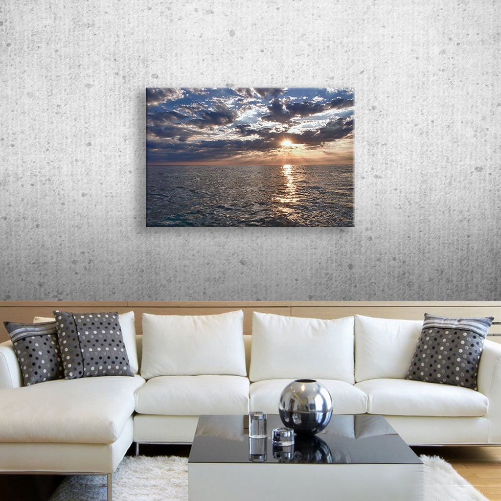ArtWall Dan Wilson Lake Erie Sunset I Wall Art