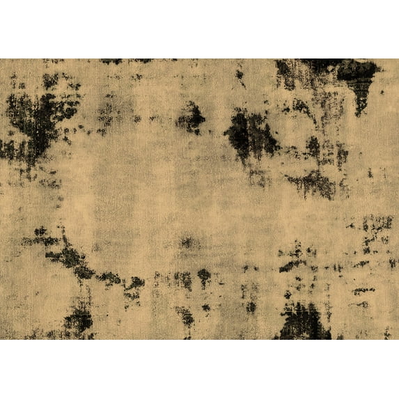 Ahgly Company Indoor Rectangle Abstract Brown Modern Area Rugs, 8' x 10'