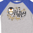 thumbnail image 4 of Inktastic Happy New Year with Cute Penguin Boys or Girls Toddler T-Shirt, 4 of 5