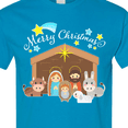 thumbnail image 4 of Inktastic Merry Christmas Cute Nativity Scene T-Shirt, 4 of 5
