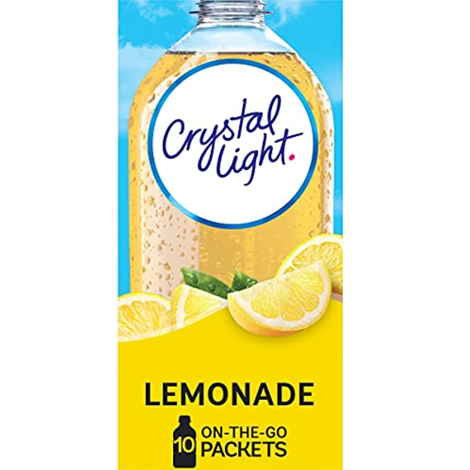 Crystal Light Sugar-Free Lemonade On-The-Go Powdered Drink Mix 120 Count
