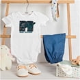 thumbnail image 3 of Retro MTV Distressed Denim Logo Romper Boys or Girls Infant Baby Brisco Brands 12M, 3 of 6