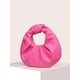 thumbnail image 3 of Bolso de mano Verdusa de piel sintética fruncida tipo hobo, bolso de mano, color rosa intenso, 3 of 6