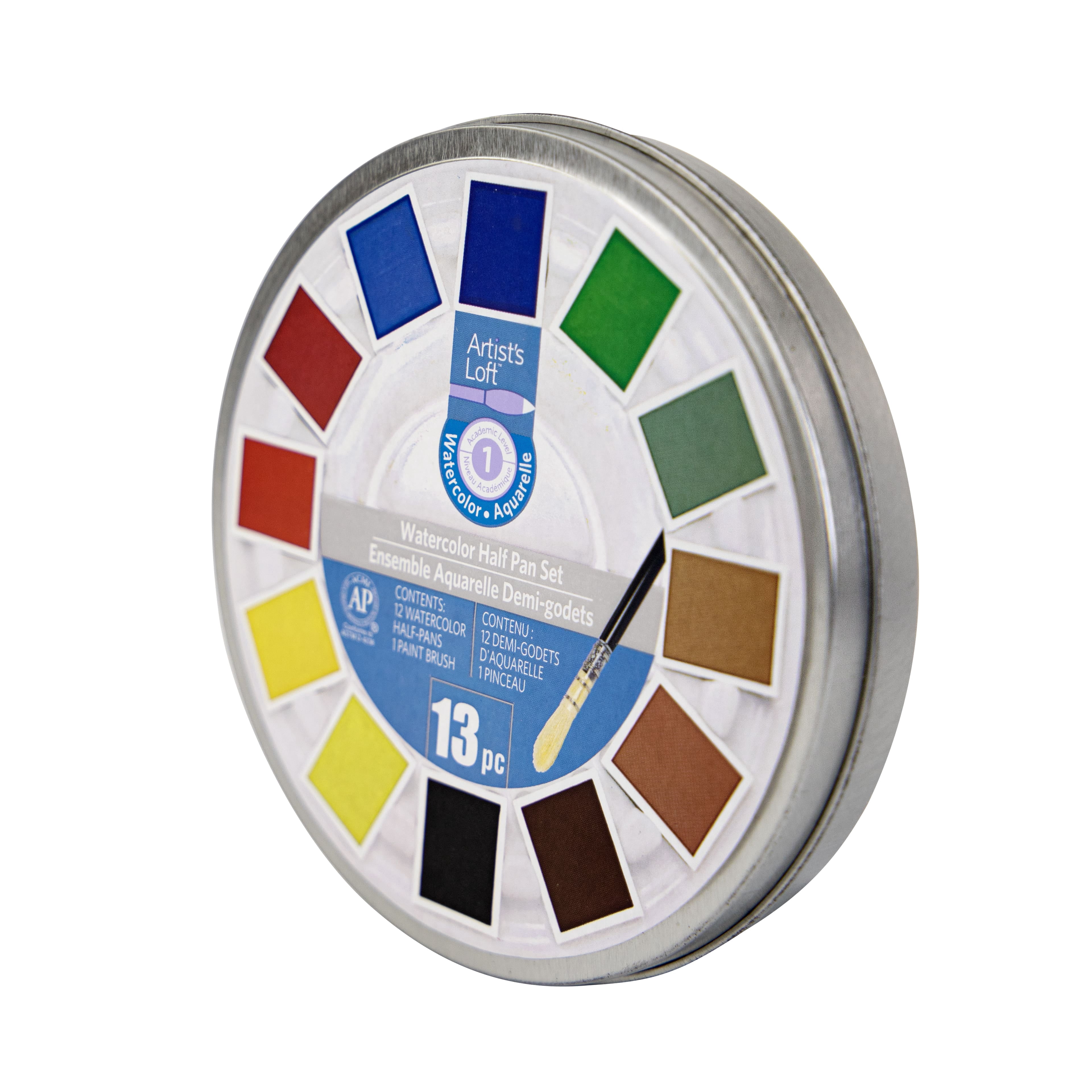 Artist's Loft Watercolor Half-Pan Set