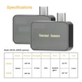 thumbnail image 4 of Thermal Imaging Camera, Smartphone Thermal Infrared Imager -15~600 IR Thermal Imaging Camera 6 Display Modes Centre Point Temperature Measuring Meter, 4 of 7
