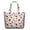 White-486, variant on Boho Chic Vintage Style Zippered Carry-On, Large Capacity Tote with Durable Handles, Artistic for Gym