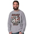thumbnail image 5 of Kanji Street Fighter Squad Deep Long Sleeve TShirt Men Women Brisco Brands S, 5 of 6