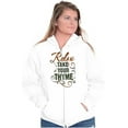 thumbnail image 4 of Relax Take Your Thyme Home Gardening's Zip Hoodie Sweatshirt Women Brisco Brands S, 4 of 6