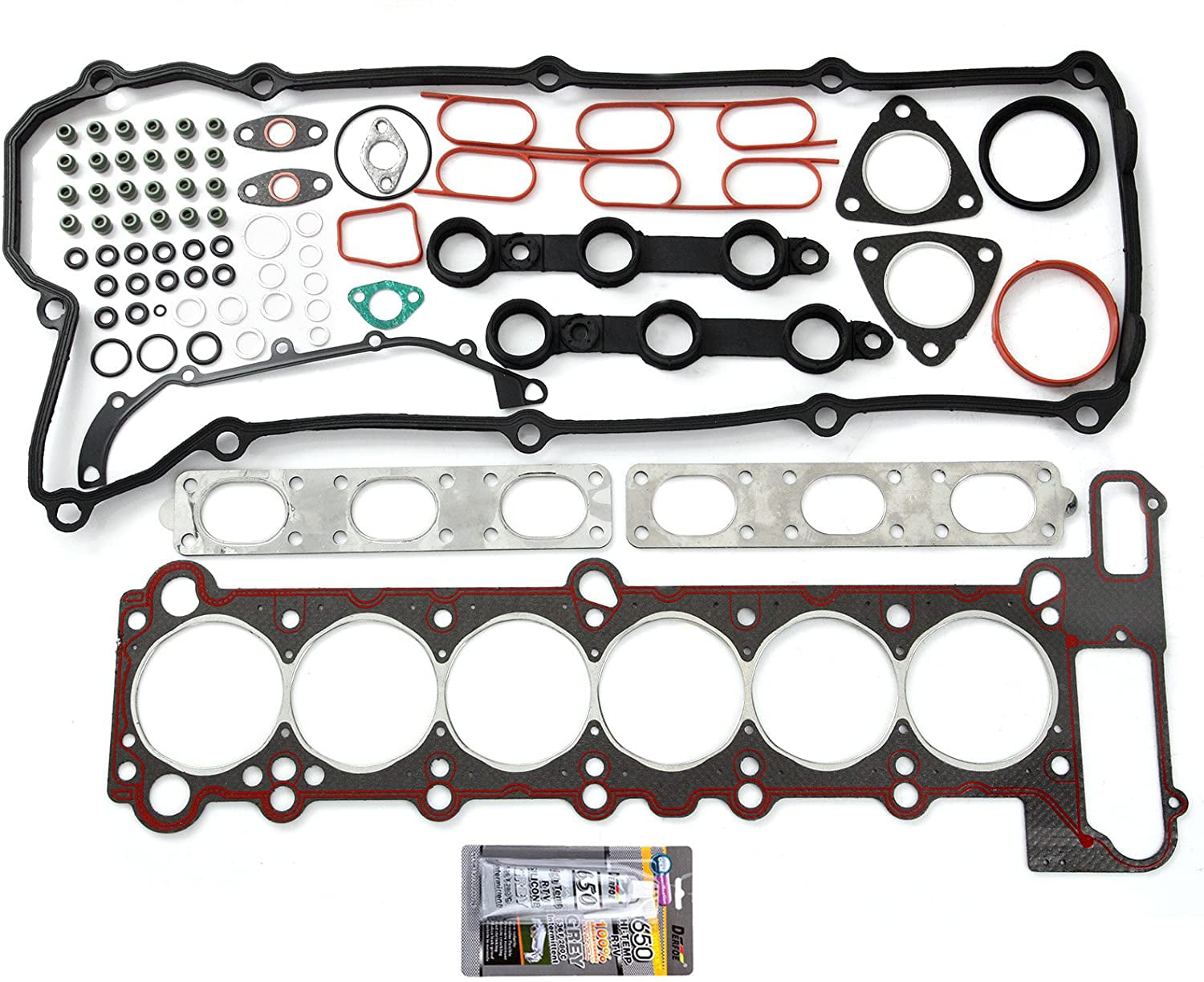 SCITOO Compatible with Head Gasket Kits Fits for BMW 323i 323is 328i 328is  528i Z3 2.5L 2.8L DOHC 1996-1999 Engine Valve Cover Gaskets Kit Set 