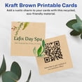 thumbnail image 2 of Avery Printable Business Cards, 2" x 2", Kraft Brown, 120ct, 2 of 8