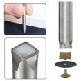 thumbnail image 3 of 120 Sets 12mm Pyramid Earrings Clothing Square Rivets Leather Fabric Metal Studs for Shoes Bags Waist Craft, 3 of 5