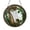 Acrylic 3.5 Inch, variant on Stained Glass Harp Window Hanging Musical Instrument Design with Decorative Botanical Elements Glass Suncatcher for Home Interior Window Accent