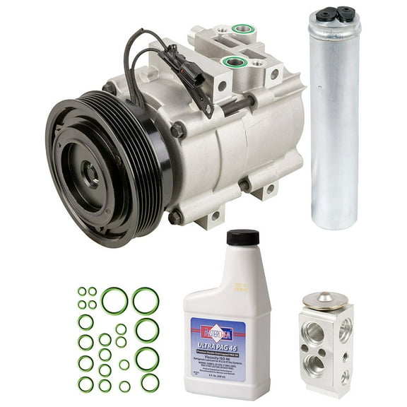 For Hyundai Tucson 2005 AC Compressor w/ A/C Repair Kit - BuyAutoParts