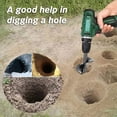 thumbnail image 4 of Taladro espiral para jardín fácil de usar, broca para plantar bulbos, herramienta para plantar, excavación sin esfuerzo para trabajos de jardinería, duradero para actividades de jardinería (1,6" x 9"), 4 of 5