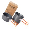 thumbnail image 2 of Miangastore 1 Set Aluminium Alloy Camping Pot Folding Handle Outdoor Pot Picnic Cookware, 2 of 9