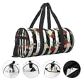 thumbnail image 3 of Fotbe Rose Flowers Bolsa Deportiva de Lona Plegable con Estampado, Bolsa de Gimnasio con Bolsillo Seco/Húmedo, Bolsa de Viaje Ultraligera de Gran Capacidad, 3 of 6