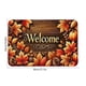 thumbnail image 3 of Yhmxh Felpudo de bienvenida con diseño de hoja de arce para puerta de entrada, decoración del hogar, tapete de calabaza para el pie, tapete de suelo para Acción de Gracias y Halloween, 3 of 5