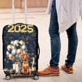 thumbnail image 4 of Happy New Year Vizsla Welcome 2025 Balloon Firework Party Travel Luggage Cover Vizslas Dog Lover Gifts Idea Suitcase Dust Protective Decor - 01014, 4 of 5